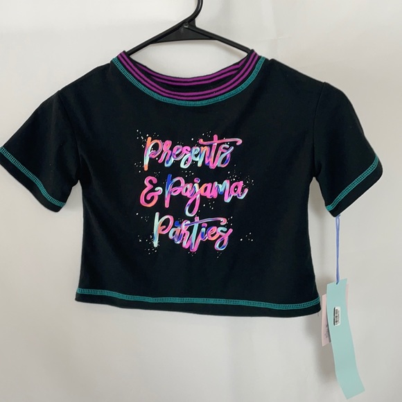 More Than Magic Girls Party Prints Pajama Top XS - Picture 1 of 6